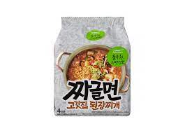 Pulmuone Doenjang Stew Ramen 짜글면 고깃집 된장찌개 4pks