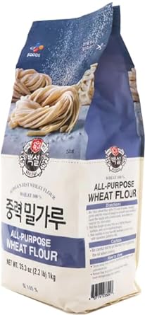 CJ Beksul All-Purpose What Flour 1kg / 2.2 pounds - 백설중력밀가루