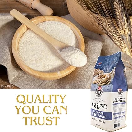 CJ Beksul All-Purpose What Flour 1kg / 2.2 pounds - 백설중력밀가루