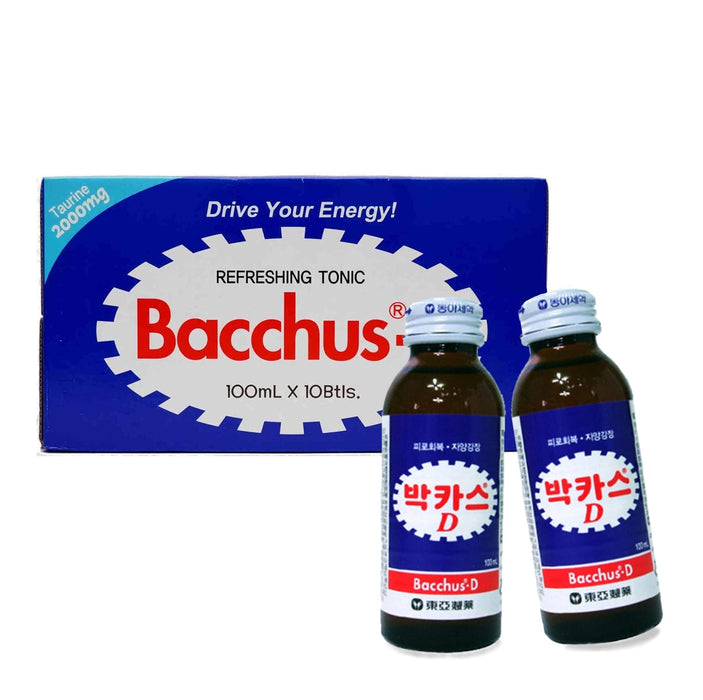 DONG-A Bacchus-d Energy Drink 10 X 100ml 3.3 Fl Oz