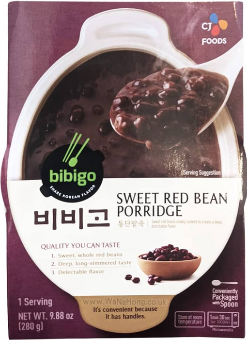 Bibigo Korean Instant Sweet Red Bean Porridge 9.88oz