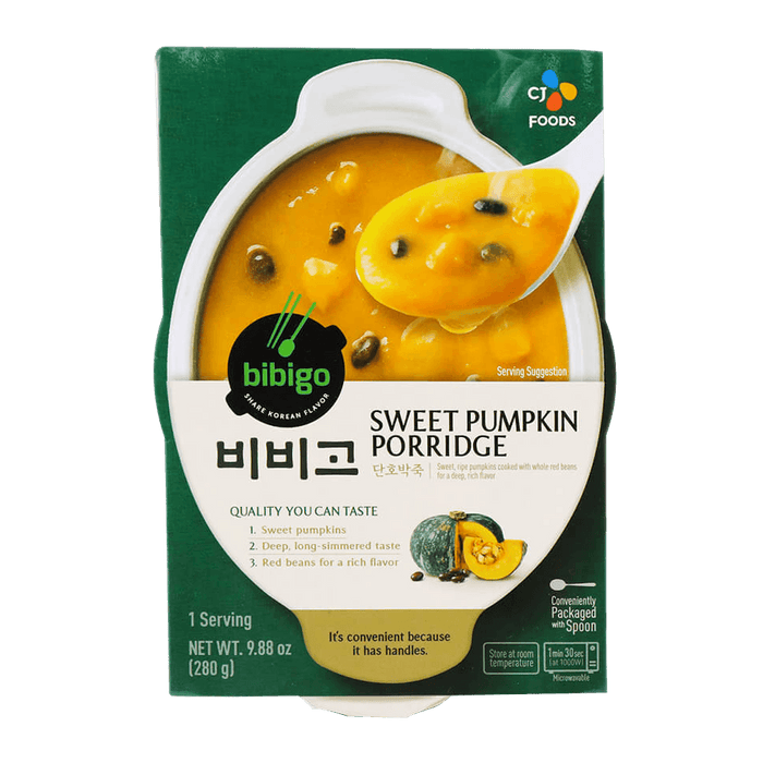 CJ Bibigo Korean Instant Porridge Sweet Pumpkin Porridge 9.88oz