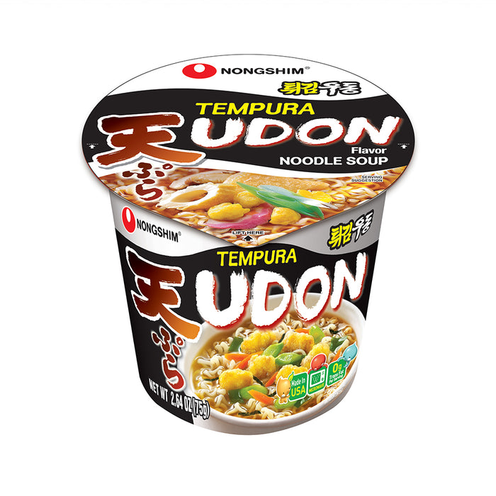 Nongshim Tempura Udon Flavor Cup Noodle Soup 2.64oz
