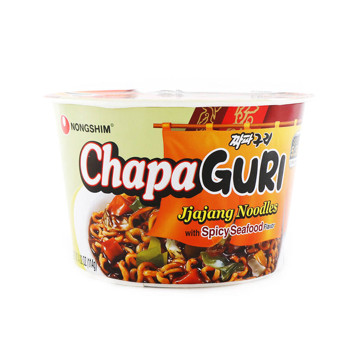 Nongshim Big Bowl ChapaGuri Jjajang Noodles With Spicy Seafood Flavor 4.02oz
