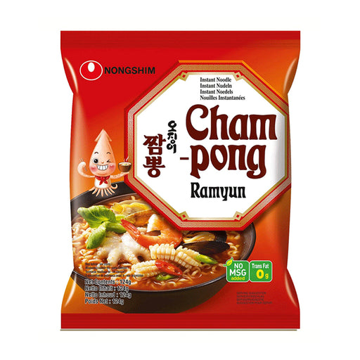 Nongshim Champong Noodle Soup Spicy Seafood Flavor 4.37oz