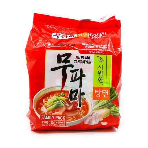 Nongshim Mupama Tang Myun Spicy Vegetable Noodle Soup 4.3oz x 4
