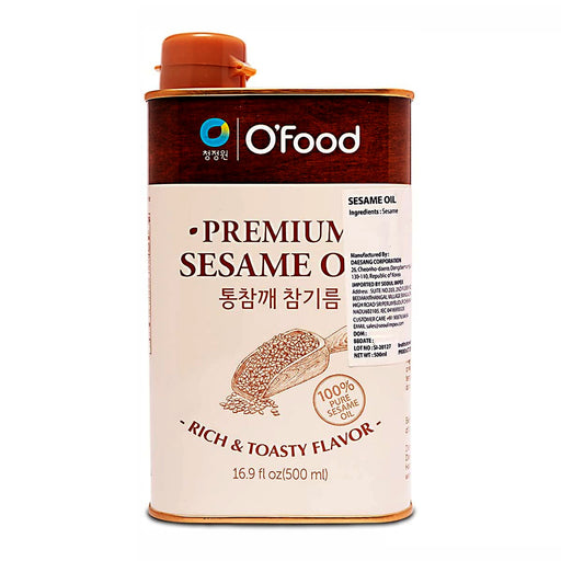 Chungjungone O'food Premium Sesame Oil 16.9 lf.oz