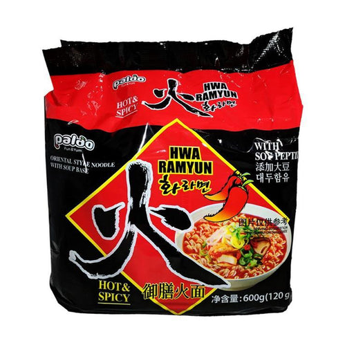 Paldo Hot & Spicy Hwa Ramyun 4.23oz x 5