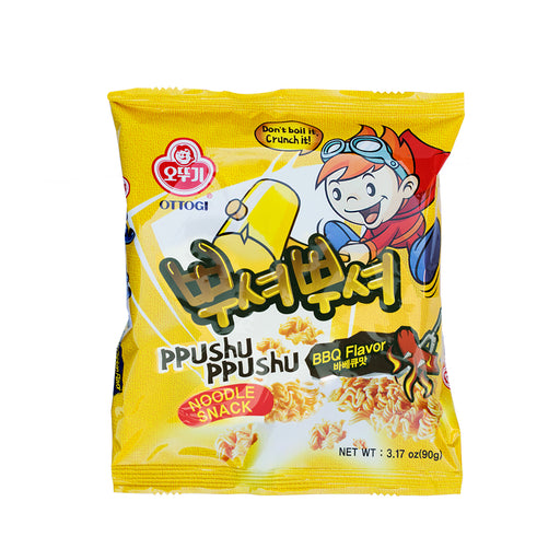 Ottogi Ppushu Ppushu Noodle Snack BBQ 90g