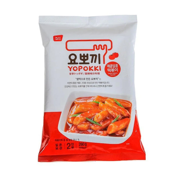 Yopokki Sweet & Mild Spicy Tteokbokki 9.9oz