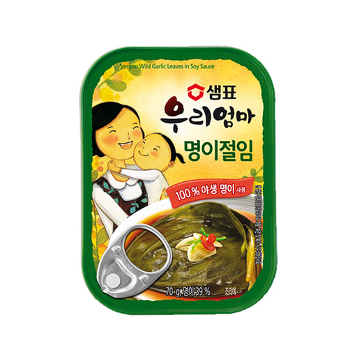 Sempio Canned Wild Garlic Leaves In Soy Sauce 70g