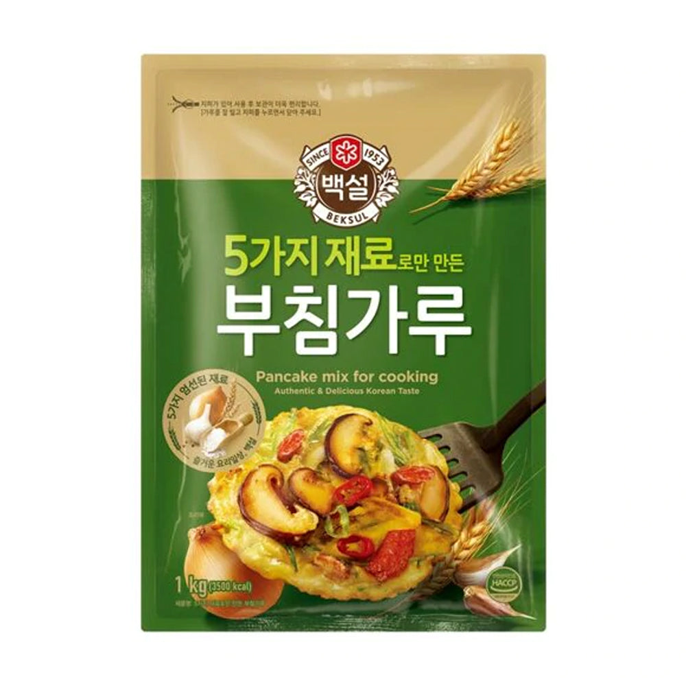 CJ Beksul Frying Mix / Korean Pancake Mix (백설 튀김가루 / 부침가루) (Chicken Frying  Mix (치킨튀김가루), 2 Pack)