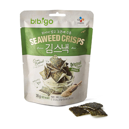CJ Bibigo Seaweed Crisps Snack Original Flavor 20g