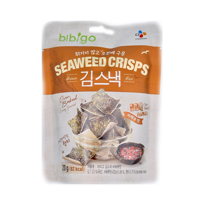 CJ Bibigo Seaweed Crisps Snack BBQ Flavor 20g