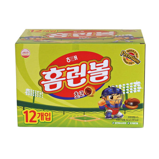 Haitai Homerun Ball Chocolate Snack 46g x 12 Packs