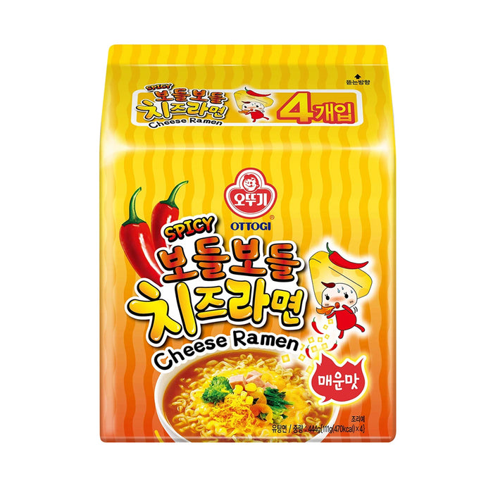 Ottogi Spicy Cheese Ramen 111g x 4