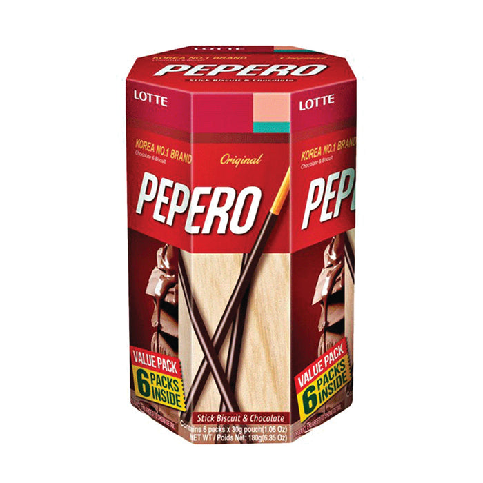 Lotte Pepero Original Value Pack 6.35oz
