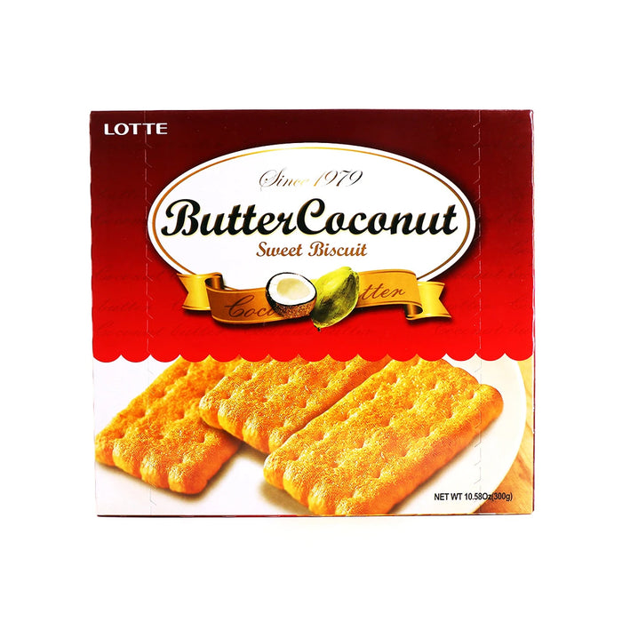 Lotte Butter Coconut Sweet Biscuit 10.58oz