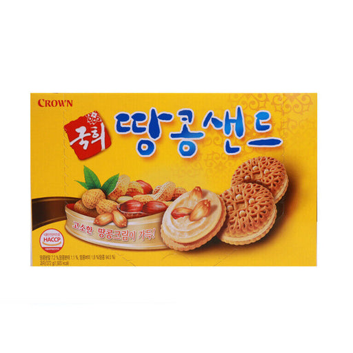 Crown Peanut Flavor Biscuit 372g