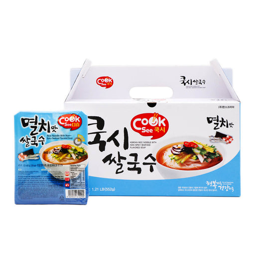 Cook See Korean Rice Noodle with Anchovy Flavor 92g x 6