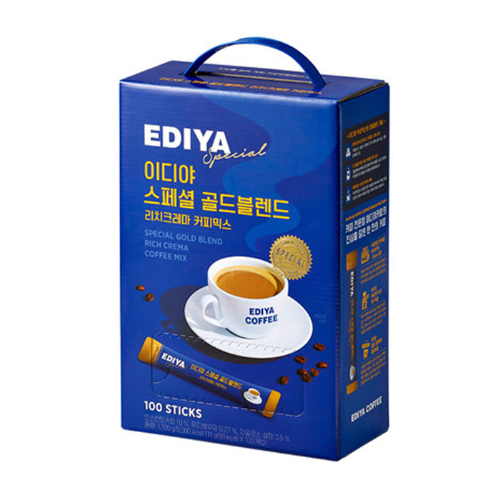 Ediya Special Gold Blend Rich Crema Coffee Mix 100 Sticks