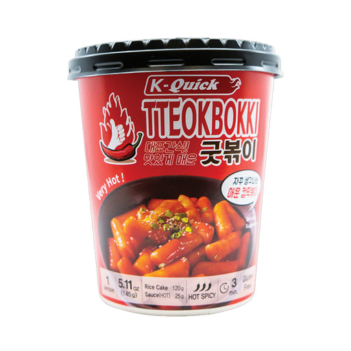 K-Quick Tteokbokki Very Hot 5.11oz