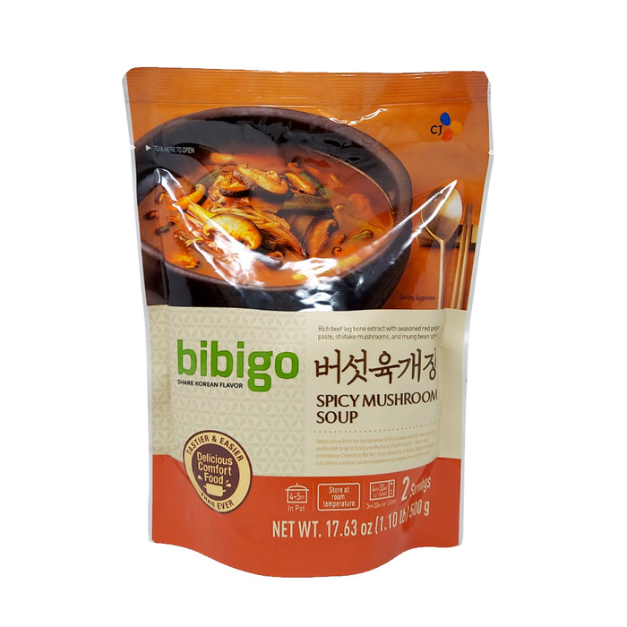 CJ Bibigo Spicy Mushroom Soup 500g