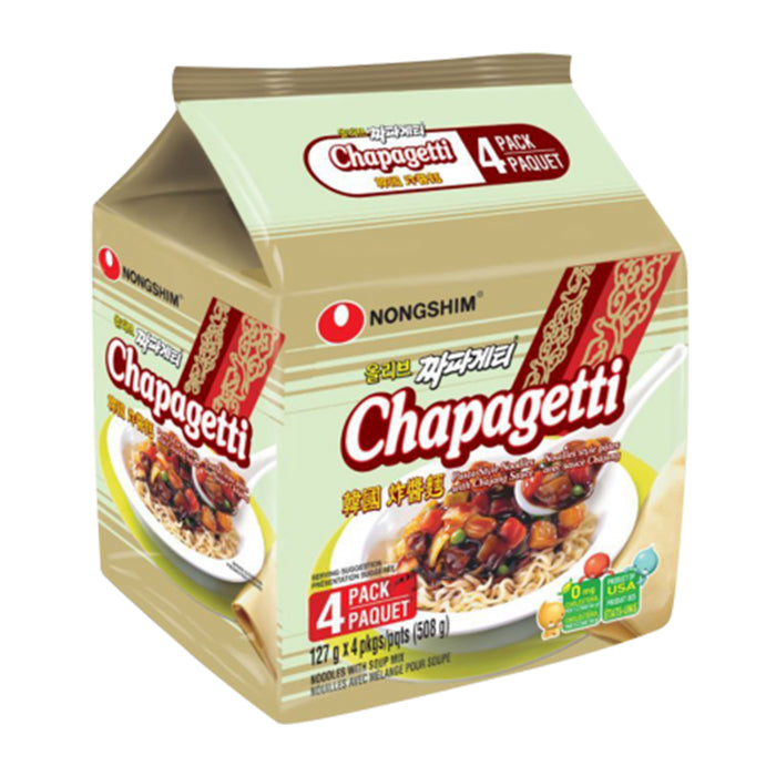 Nongshim Chapagetti Jjajang Noodles 4 pack 18 oz