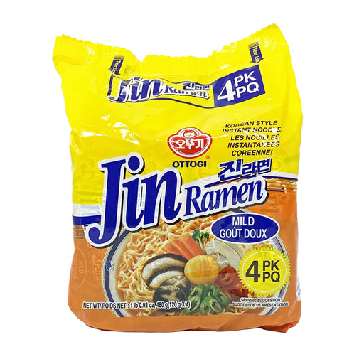 Ottogi Jin Ramen Mild 120g x 4