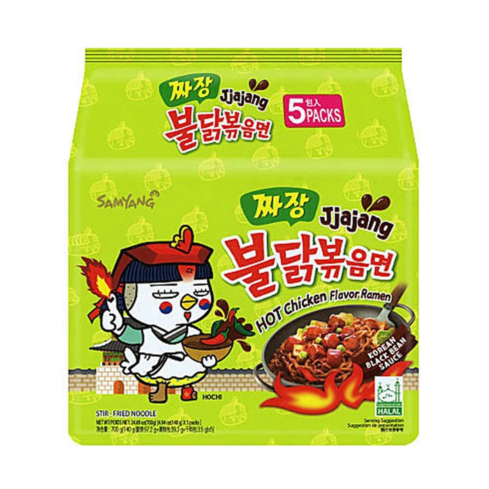 Samyang Jjajang Buldak Hot Chicken Flavor Ramen 4.94oz x 5