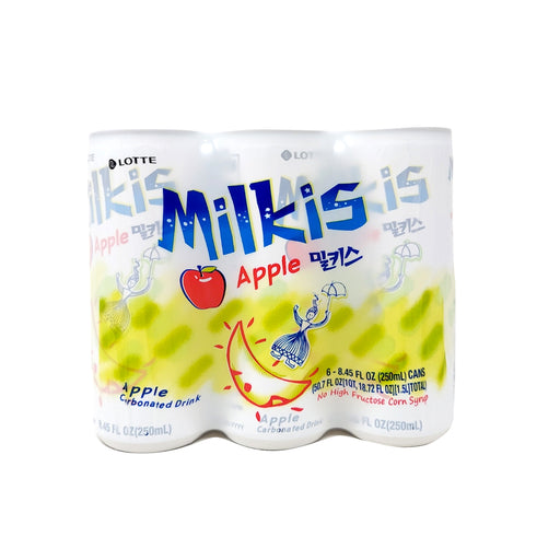 Lotte Milkis Apple 250ml x 6