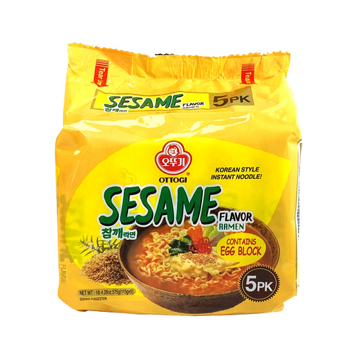 Ottogi Sesame Flavor Ramen 4.28oz x 5